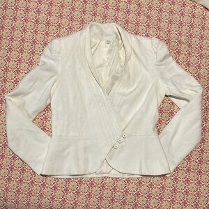 Elegant White Blazer for Women  Peabody House Size 9-10